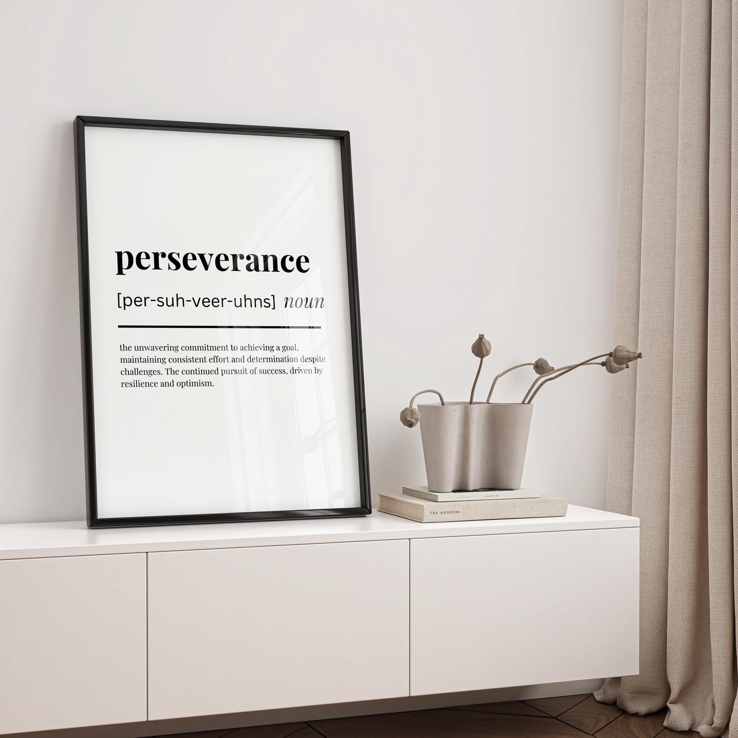 Perseverance Definition Poster — Digital Poster (W03)