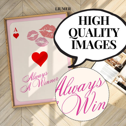 Always a Winner - Card Poster – Digital Download B108