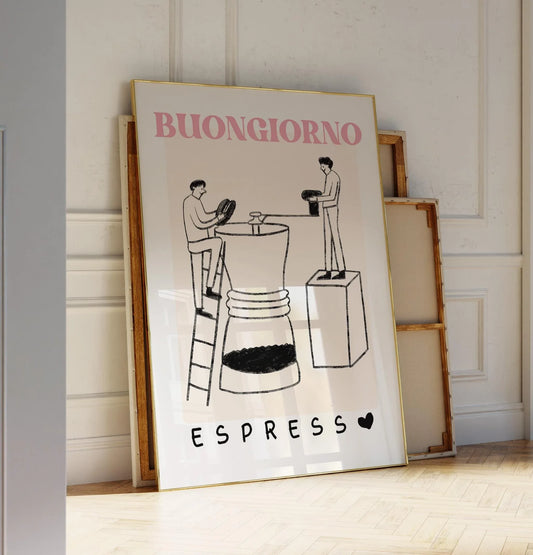 Buongiorno Coffee Poster - Digital Poster (A28)