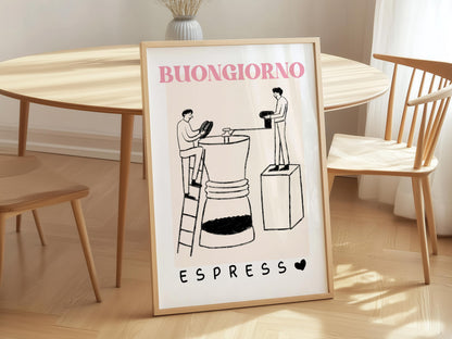 Funny Coffee Poster – Digital Download - A1913