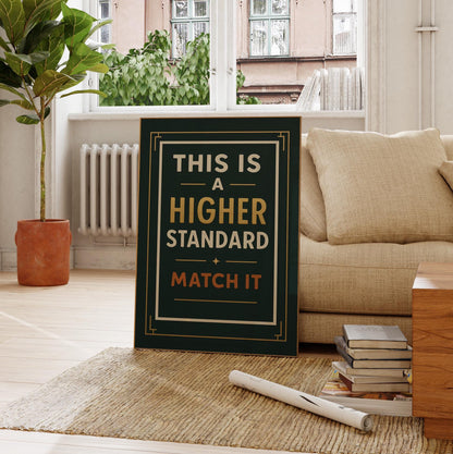 High Class Joint Poster, Funny Retro Wall Art – Digital Poster (G19)