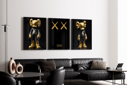 RICH SET KAWS (Set of 3) — Digital Poster (G01)
